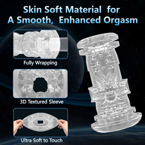 Foldable Handles Men's Masturbator